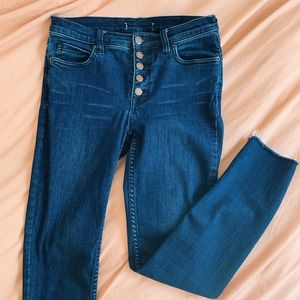 Free people high waisted jeans